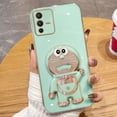 thumbnail image 1 of Funda Para Teléfono Vivo T1 5G S1 Pro V15 V11 Y50 Y30 Y30i Y53s Y51A Y51 Y31 Lujo 3D Doraemon Soporte Suave TPU Proteger Carcasa, 1 of 4