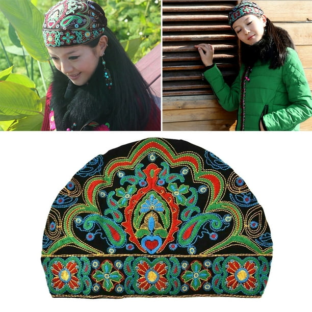 Gorro De Cabeza Con Estampado Floral Informal Para Mujer, Turbante
