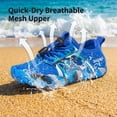 thumbnail image 4 of Babaya Kids Water Shoes Rubber Sole Athletic Swim Shoes for Boys Girls Quick-Dry Beach Pool Size 9.5-4, 4 of 11