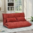thumbnail image 4 of 3 in 1 Adjustable Folding Lazy Sofa with Two Pillows Beige, 4 of 5