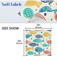 thumbnail image 4 of Coolnut Fish Cloth Napkins Set of 6, Reusable Washable Polyester Dinner Table Napkins for Family, Weddings, Parties, Home Decor, 20 x 20 Inch Washcloth Gift, 4 of 7
