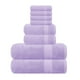 thumbnail image 1 of Juego de Toallas GLAMBURG Ultra Suaves de Algodón 8 Piezas Morado, 1 of 7