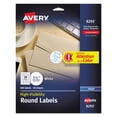 thumbnail image 2 of Avery Vibrant Color Printing Mailing Labels ,LABEL,SM ROUND 20 UP,WHT, 2 of 2