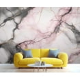thumbnail image 2 of Modern Color Marble Texture Wall Mural, Abstract Golden Cracks Photo Large Removable Wallpaper Mural Wall Decor For Bedroom Office Living Room Kids Room 118"W x 83"H (Not Peel and Stick), 2 of 6