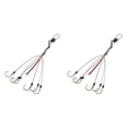 thumbnail image 1 of S SERENABLE 2 Set High Carbon Steel Fishing Hook Fishhooks with 12pcs Hooks 5 5, 1 of 6