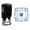 Blue, variant on Printtoo Square Swirl Border W Alphabet Monogram Initial Office Stationary Self Inking Rubber Stamp