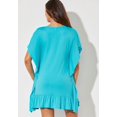 thumbnail image 2 of Swimsuits for All Women's Vienna Ruffle Cover Up Tunic, 2 of 3