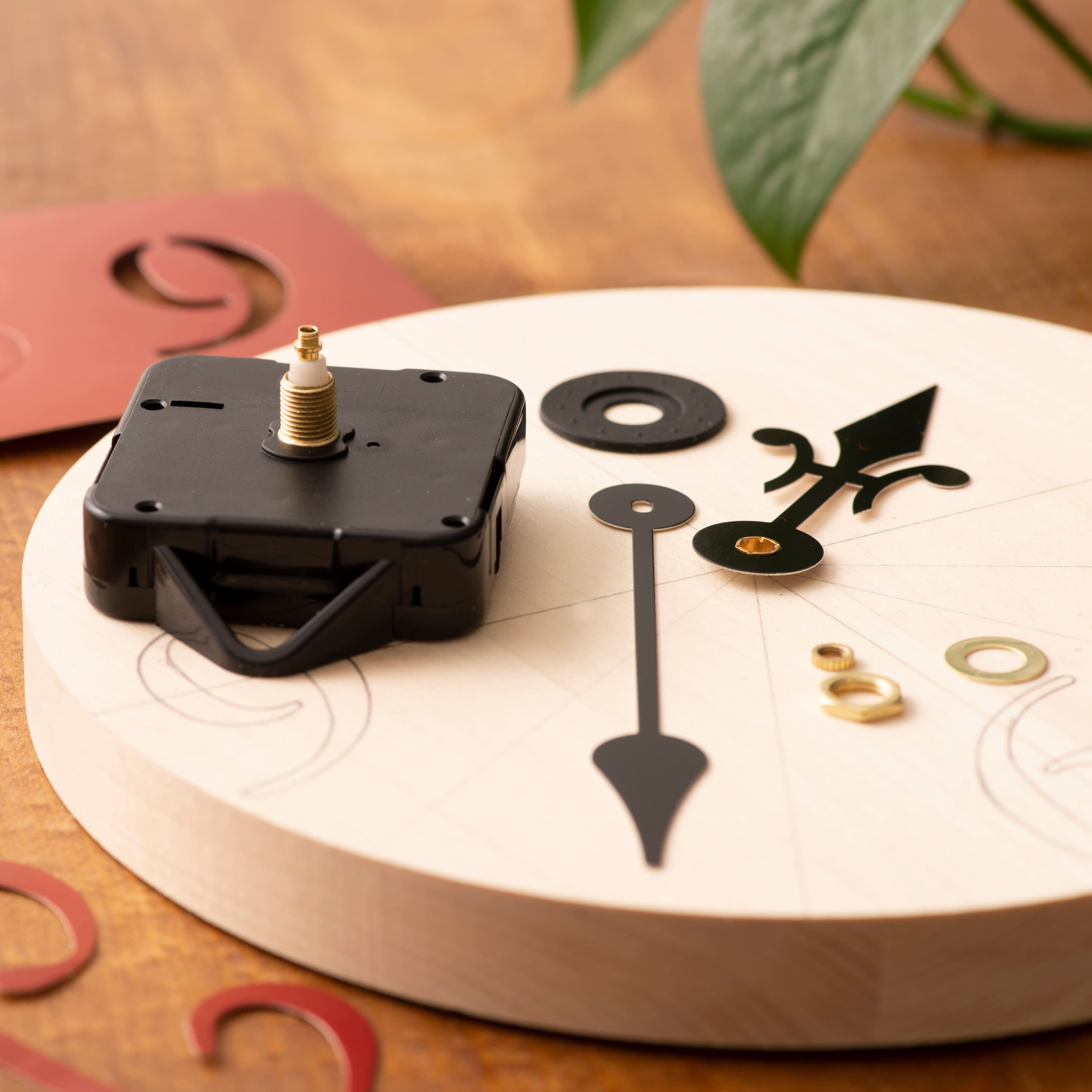 6 Pack: 1/4" Clock Movement Kit by Make Market