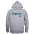 thumbnail image 1 of W Republic 558-224-HGY-01 Morgan State University Mens Script Hoodie, Heather Gray - Small, 1 of 1