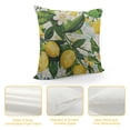 thumbnail image 4 of FUMJ  Lemon Throw Pillow Cover Fruits and Leaves Floral  Fabric for Couch Bed Sofa Car Waist Cushion Cover  Pillow Case, 4 of 5