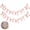 Pink, variant on Pink Tulle Bow Garland DIY Decor Set, 12Pcs Ribbon Bows with Cotton Thread and Needle for Birthday Wedding Party Backdrop, Soft Mesh Fabric