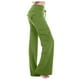 thumbnail image 1 of Pantalones de yoga anchos para mujer con bolsillos cargo - Poliéster spandex, cintura elástica, pantalones palazzo elásticos, aptos para el gimnasio/entrenamiento/uso informal, 1 of 5