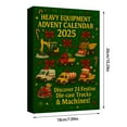 thumbnail image 2 of Heavy Advent Calendar 2025 – 24 Days Of Trucks | Acrylic Hanging Holiday Countdown Keepsake For Home, 2 of 5