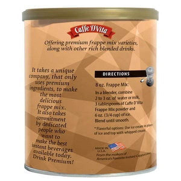 Caffe D'Vita Java Chip Latte Blended Iced Coffee Mix, 19 Oz, 6