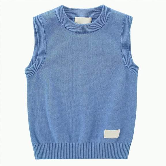 Hessimy Toddler Boys Girls Pullover Sweater Pumpkin Knit Jumper Tops Winter Warm Pumpkin Pattern Knitted Sweaters Tops Button Cardign Pullover Knit Lightweight (Light Blue,7-8 Years)