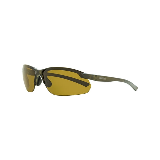 Smith Wrap Sunglasses Parallel Max 2 09QSP Transparent Brown Polarized 71mm