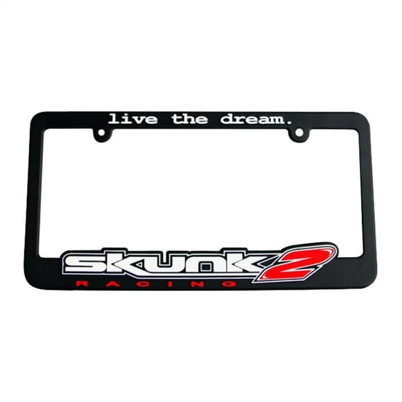Skunk2 Racing 838-99-1450 Live The Dream License Plate Frame