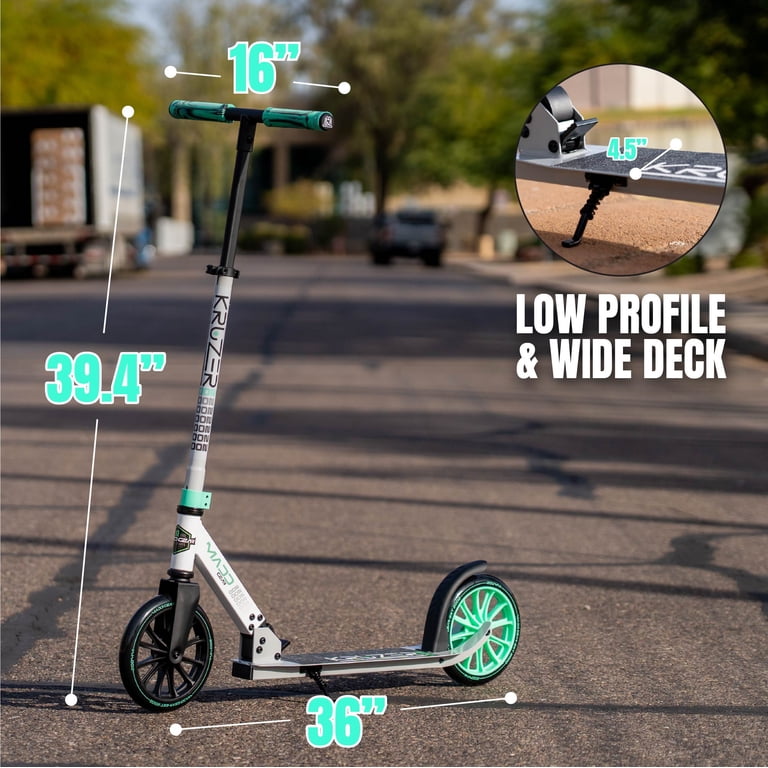 Large Folding Kick Scooter for Adults and Teens – Adjustable