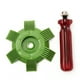 thumbnail image 3 of Juego De 2 Cepillos Y Peines De Limpieza De Aletas De Condensador De Aire Acondicionado Lim Tomshoo  1 peine de aleta verde y 1 peine de aleta SS, 3 of 7