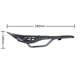 thumbnail image 2 of Cojín de asiento Wdftyju sillín hueco de bicicleta plástico para ciclismo MTB al aire libre negro, 2 of 6