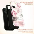 thumbnail image 4 of Christian Bible Verse Phone Case for iPhone 17 16 15 14 13 12 11 Pro Plus Mini, Pink Scripture Collage Cover, Religious Faith Butterfly, 4 of 5