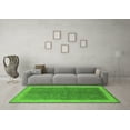 thumbnail image 3 of Ahgly Company Indoor Rectangle Oriental Green Industrial Area Rugs, 8' x 10', 3 of 4