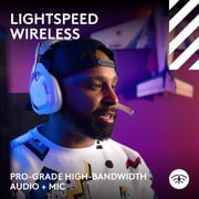 Logitech G Astro A50 LIGHTSPEED Wireless Gaming Headset + Base Station (Gen 5), PRO-G GRAPHENE, 3-System Switching, USB-C to Xbox, PS5, PC/Mac or Nintendo Switch, Bluetooth , White
