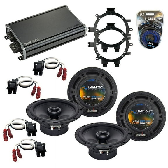 Fits GMC Suburban 1995-1999 Speaker Replacement Harmony R5 R65 & CXA360.4 Amp