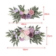 thumbnail image 4 of GUOOL 2Pcs Silk Flowers Wedding Arch Flowers Door Floral Backdrop Artificial Flower Swag for Party Stage Performance Farmhouse Home, 4 of 9