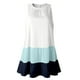 thumbnail image 2 of Gibobby Mujeres Verano Casual Tank O cuello Sleeveless Top Long Ruffle Tank Top Long Top(Marina,CH), 2 of 5