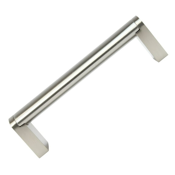 Slate Edition 3-3/4" (96mm) Center Brushed Nickel Kitchen Cabinet Handle Pull Length 4-1/16" (103mm)