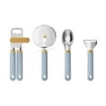 thumbnail image 3 of Beautiful by Drew Barrymore Complete Baking Prep Bundle, Cornflower Blue – 6-Speed Hand Mixer, Dual Stoneware Mixing Bowls & 9-Piece Measuring Set, 3 of 5