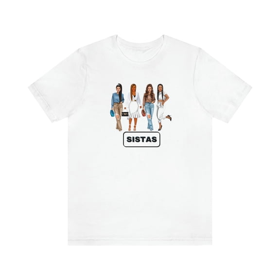 Sistas T-Shirt, Friends, Unisex Jersey Short Sleeve Tee