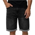 thumbnail image 3 of LONKITO Mens Jean Shorts Outdoor Work Casual Denim Shorts with Pockets for 2026 Summer Clothes Size S, 3 of 8