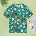 thumbnail image 5 of Animal Crossing Womens T-shirts Crewneck Shirts Blouse Short Sleeve Tee Shirts Girls Tops L, 5 of 8