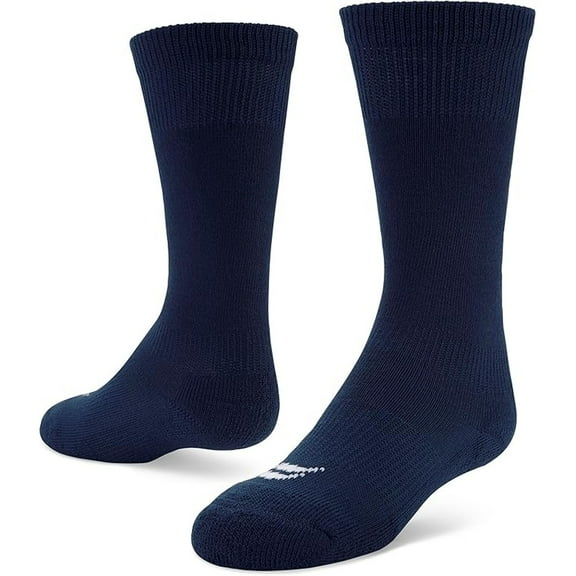 Sof Sole Baseball/Softball Over-The-Calf Team Athletic Performance Socks, Navy Blue, Small 13-14Y, 2 Pair