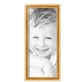 thumbnail image 2 of ArtToFrames 8" x 19" Gold Compo with Cream Picture Frame, 8x19 inch Gold Wood Poster Frame (WOM-5228),  Pack, 2 of 7