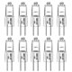 thumbnail image 1 of G4 Halogen Light Bulbs 20W, 10 Pcs 12V Halogen Bulbs 2 Pin Base White Dimmable, 1 of 5