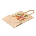 thumbnail image 2 of Christmas Theme Printed Kraft Paper Bags with Handles Rectangle Gift Bags Shopping Bags Christmas Bell 20.7x15x0.8cm, 2 of 3