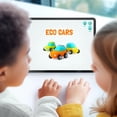 thumbnail image 3 of Kit de escultura en arcilla Fat Brain Toys Hey Clay Eco Cars con aplicación, 3 of 7