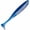 Blue, variant on DV Outdoors Energy Series 3" Soft Plastic Paddle Tail Lure Neon Yellow (10pcs/bag)