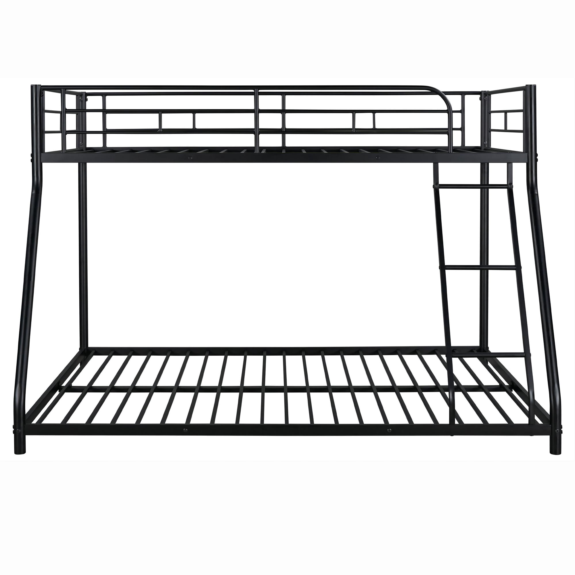 Unique Choice TwinOverFull Bunk Bed, Metal Bed Frame with Ladder
