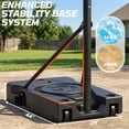 thumbnail image 5 of Ktaxon 44inch Portable Basketball Hoop Outdoor, 4.4-10FT Adjustable Basketball Goal System with PC Backboard Indoor ,Black, 5 of 9