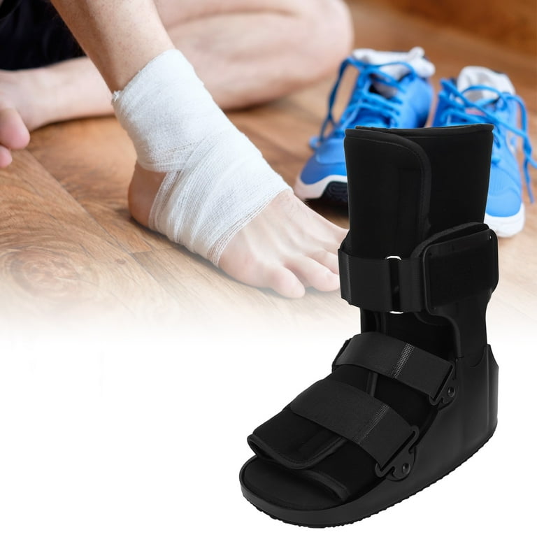 Ankle Brace Fracture Walker Boot Firm Fixing Breathable Comfortable Ergonomic Design Ankle Support Walking Boot for Foot and Ankle Recovery