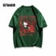 thumbnail image 1 of Camiseta Kawaii Hello Kitty Anime Sanrio Y2K algodón puro manga corta moda calle americana Retro suelta amantes Top, 1 of 4