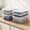 White Lid, variant on Snaplock Clear Plastic Storage Bin 6 Qt/1.5 Gallon with Secure Lid, Stackable & Nestable Organizer for Home Office Garage Dorm Room, Blue Lid, Pack of 10