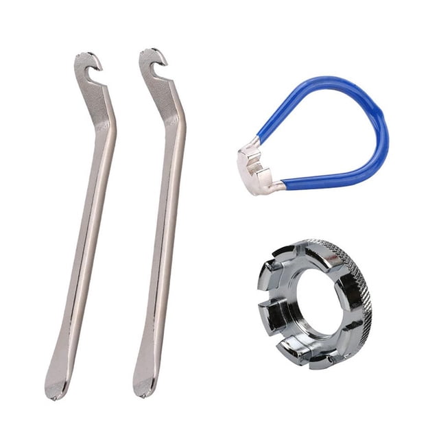 EZLIFE Herramienta para radios de bicicleta, llave de radios de bicicleta, herramienta de bolsillo 6 en 1, para llantas de bicicleta Y4K1 W2H9