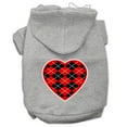 thumbnail image 4 of Mirage Pet Products Argyle Heart Red Screen Print Pet Hoodies Baby Blue Size Lg, 4 of 10
