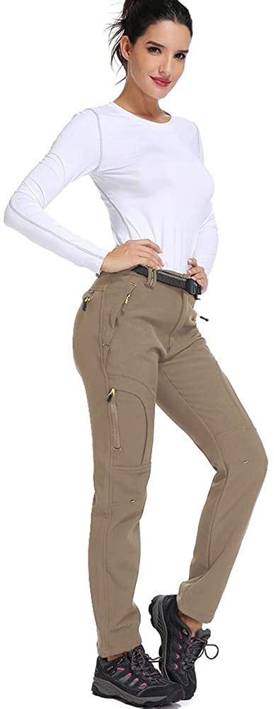 Fleece Lined Outdoor Cargo Hiking Pants 