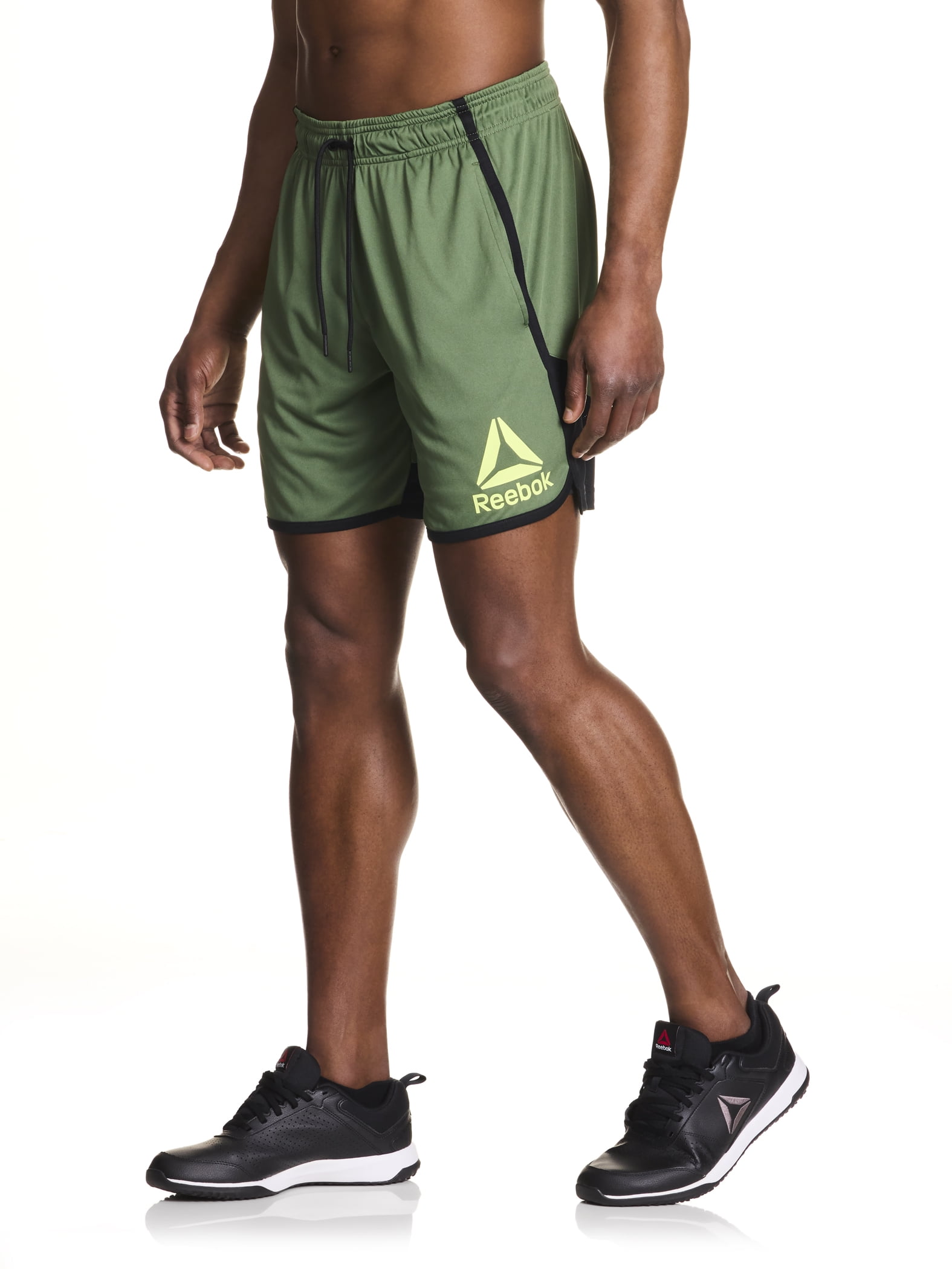 Reebok Men's and Big Men's Groundwork Performance Knit Short, 7" inseam, Size XS-3XL